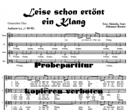 Leise schon ertnt ein Klang  (Gemischter Chor)