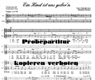 Ein Kind ist uns gebor'n  (Gemischter Chor mit Solo) DLC