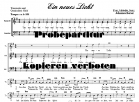 Ein neues Licht  (Gemischter Chor mit Solo)