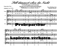 Still dmmert schon die Nacht (Gemischter Chor)