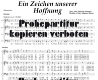 Ein Zeichen unserer Hoffnung (Mnnerchor)