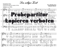 Du selige Zeit (Gemischter Chor)