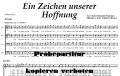 Ein Zeichen unserer Hoffnung (Mnnerchor)  DLC